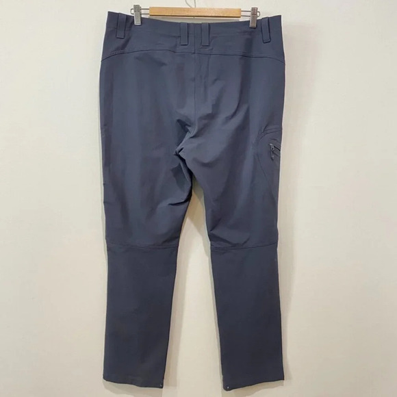 MEC Large Nylon Stretch Pullon Hiking Pants Athletic in Stormy Grey Size 36 - Picture 8 of 17